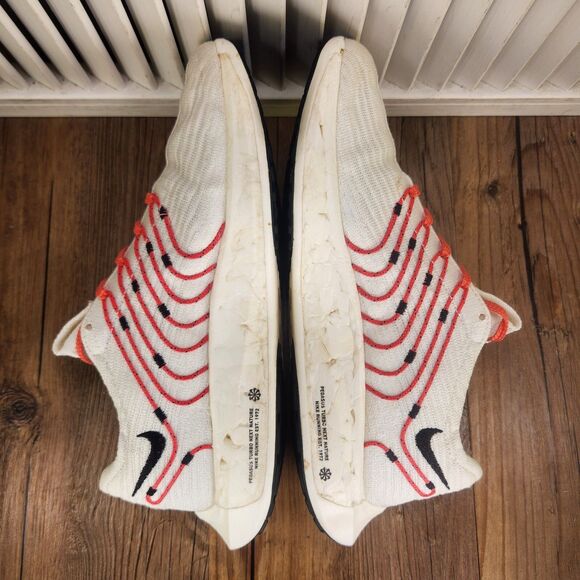 Nike Pegasus Turbo Next Nature Womens Sz 10 White Pink Running Shoes DM3414-100 - Picture 5 of 9